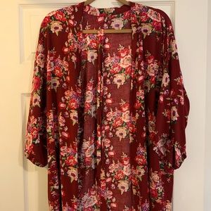Floral robe